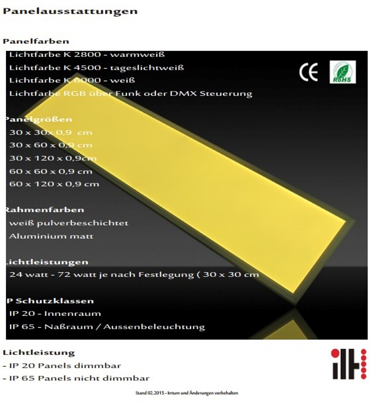 Panelausstattungen_LED_Licht_RGB_COB