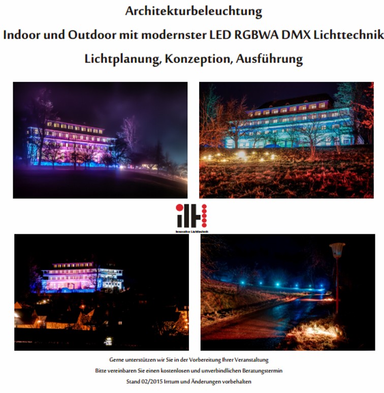 Architekturbeleuchtung - Indoor, Outdoor